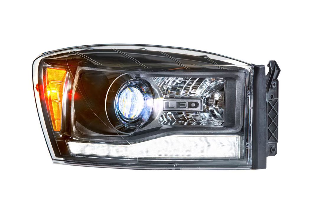 Morimoto XB Black DRL Hybrid LED Headlights LF558 | RealTruck