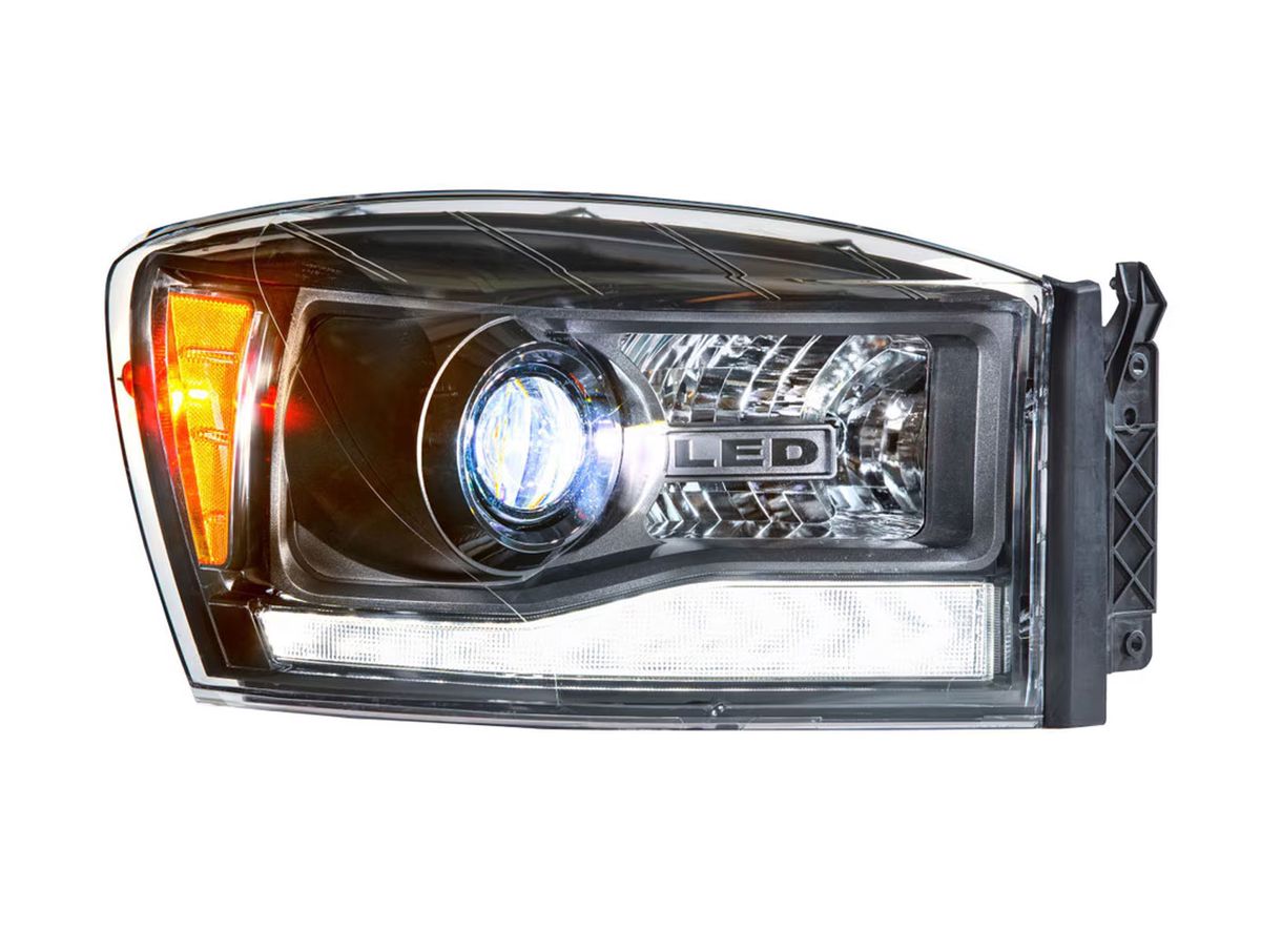 Morimoto XB Black DRL Hybrid LED Headlights LF558 | RealTruck