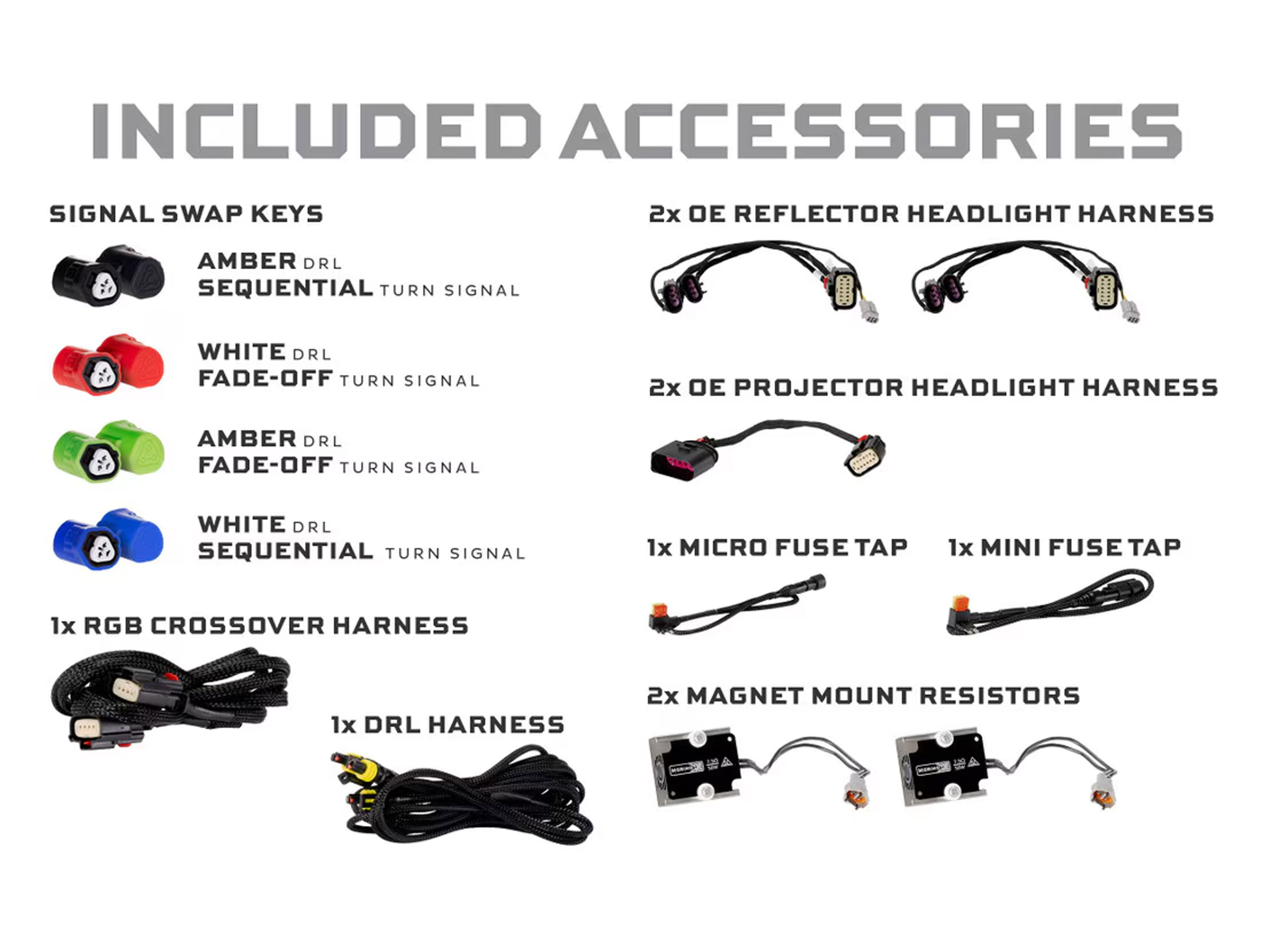 Morimoto XRGB Evo LED Headlights LF2-520R
