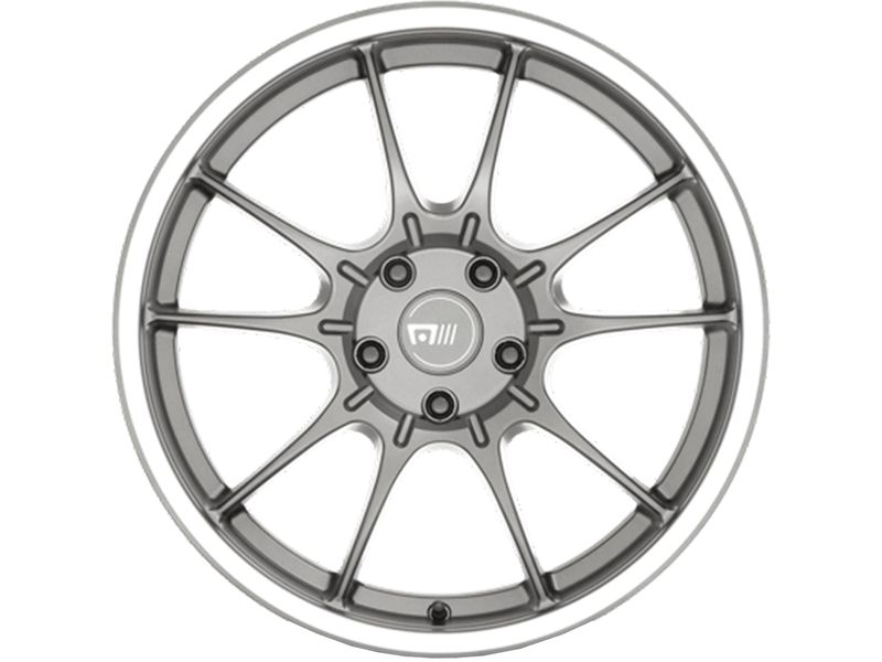 USED Motegi Racing FF7 Gun Metal Gray Thread-In Wheel Center Cap - 2237140306