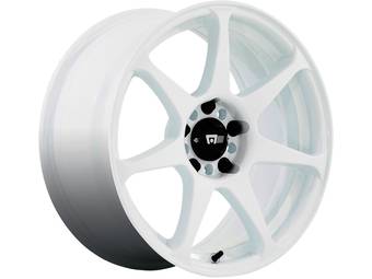 Motegi White Battle Wheel