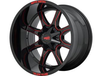 Moto Metal Black & Red MO970 Wheels