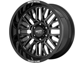 Moto Metal Milled Gloss Black MO802 Wheels