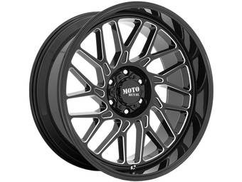 Moto Metal Milled Gloss Black MO805 Predator Wheels