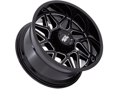 Moto Metal Milled Gloss Black MO812 Turbine Wheels | RealTruck