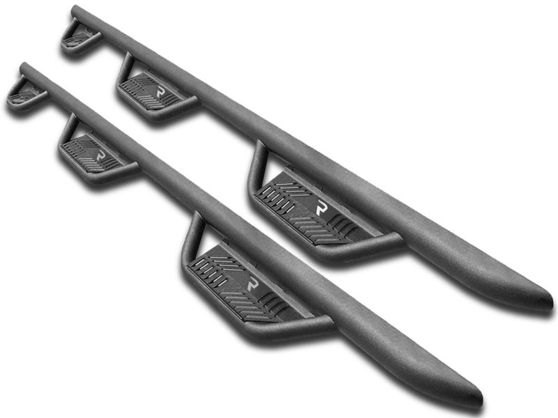 RealTruck N-Fab Textured Black Bed Access Podium Steps | RealTruck