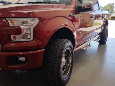 N-Fab Stainless Steel Cab Length Podium Steps | RealTruck