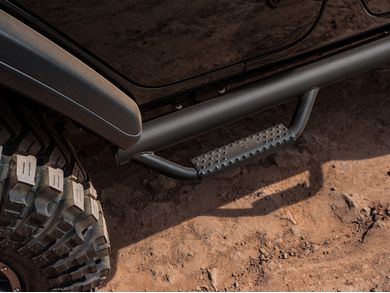 Nerf Bar n-fab t0580ccホイールツーホイールnerfステップバーフィット05-15タコマ N-Fab T0580CC Wheel To Wheel Nerf Step Bar Fits 05-15 Tacoma N-Fab Wheel To Wheel Black Steel Nerf Bars