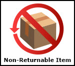 Non-returnable product