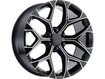 OE Creations Milled Gloss Black PR176 Wheel