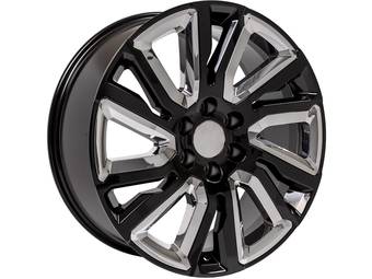 OE Gloss Black & Chrome Inserts CV39 Wheels