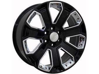 OE Gloss Black & Chrome Inserts CV93B Wheels