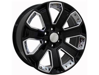 OE Gloss Black & Chrome Inserts CV93B Wheels