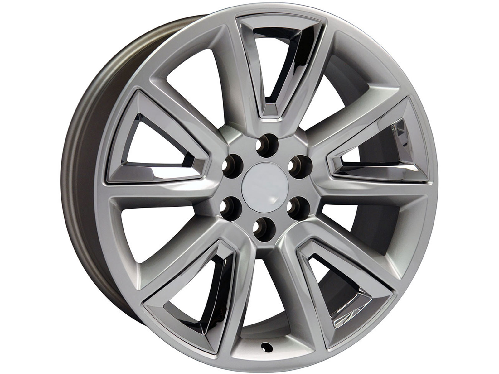 Ford Truck/SUV Black and Chrome Wheel Center Cap Kit | Accessories