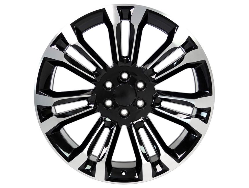 OE Machined Gloss Black CV43 Wheel CV43-24100-6550-24MB | RealTruck