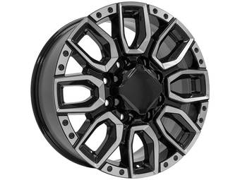 OE Milled Gloss Black CV97A Wheels