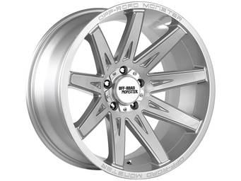 Off-Road Monster Brushed Silver M25 Wheel