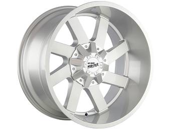 Off-Road Monster Brushed Silver M80 Wheels
