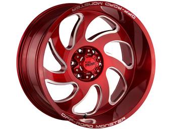 Off-Road Monster Red M07 Wheels