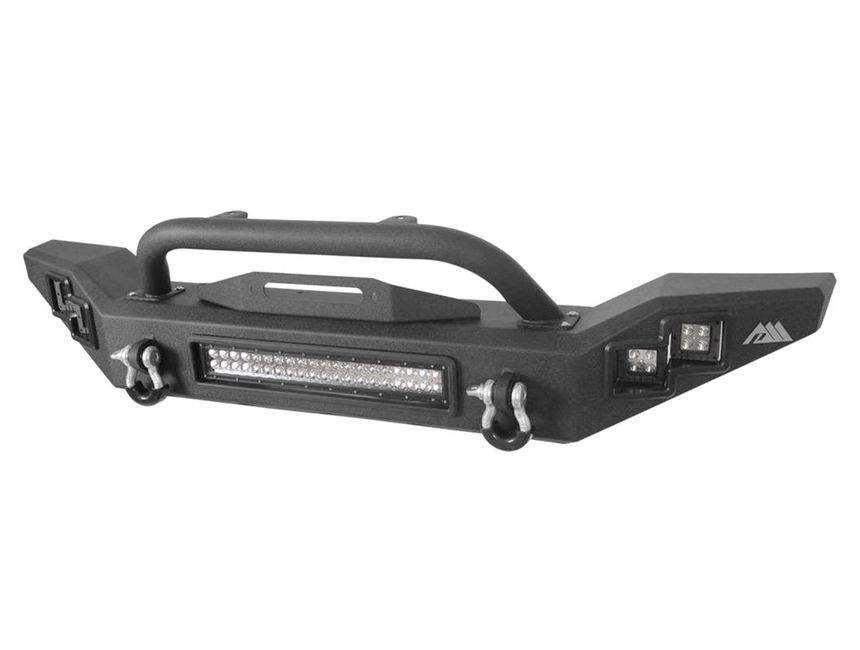 Paramount Full-Width Front Bumper with LED Lights 51-8062 | RealTruck