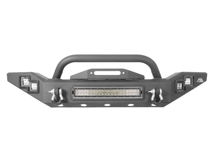 Paramount FullWidth Front Bumper with LED Lights 518062 RealTruck