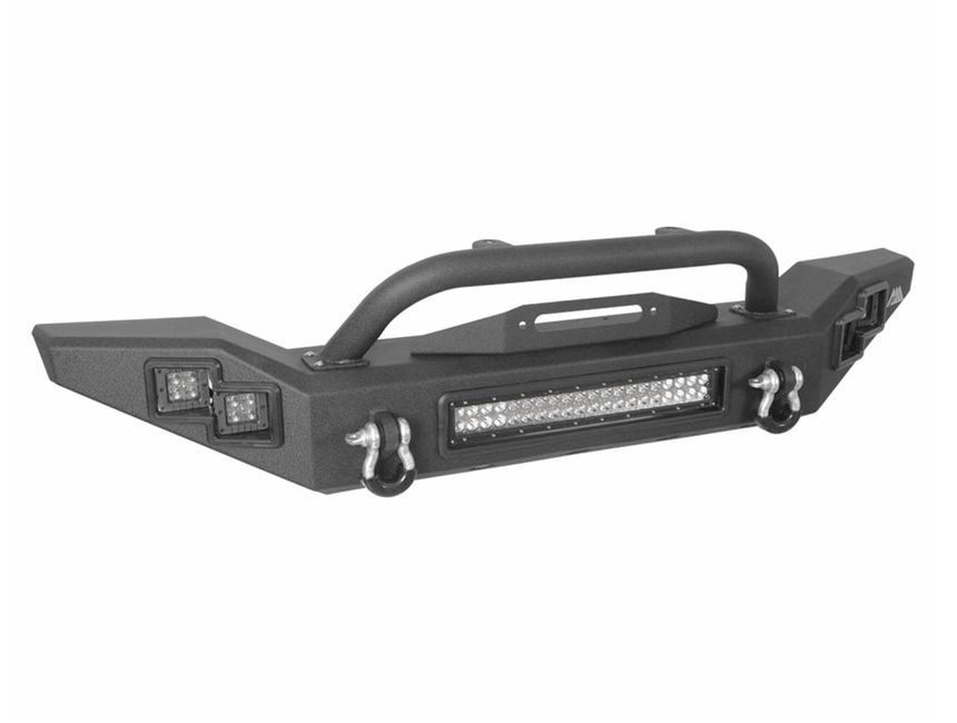Paramount FullWidth Front Bumper with LED Lights 518062 RealTruck