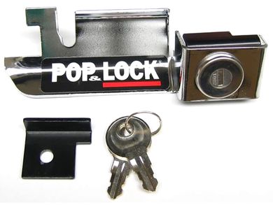 Pop & Lock PL2310 Black Manual Tailgate Lock for Mazda/Ford Works only with Factory Plastic Handle 