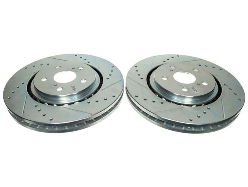Power Stop Drilled and Slotted Rotors JBR1797XPR RealTruck