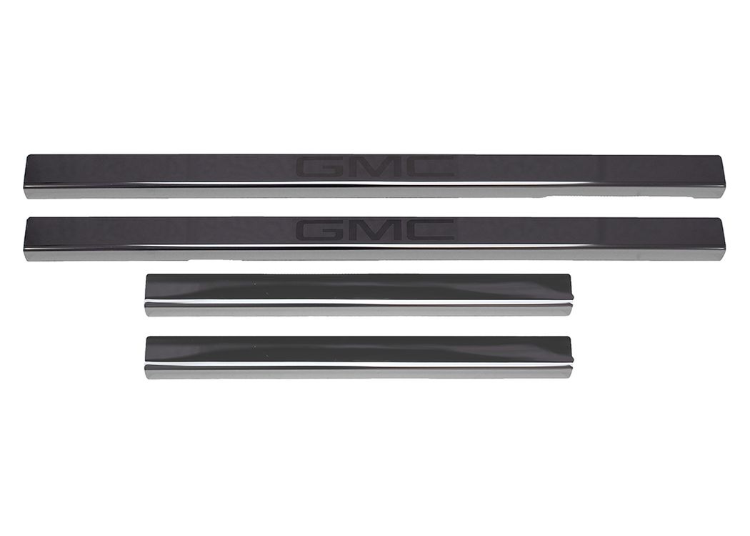 Putco GM Black Platinum Door Sill Plates 95183BPGM-2 | RealTruck