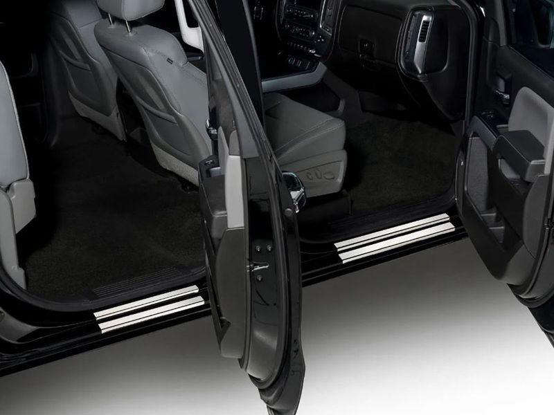 Putco Stainless Steel Door Sill Protectors 95147 | RealTruck