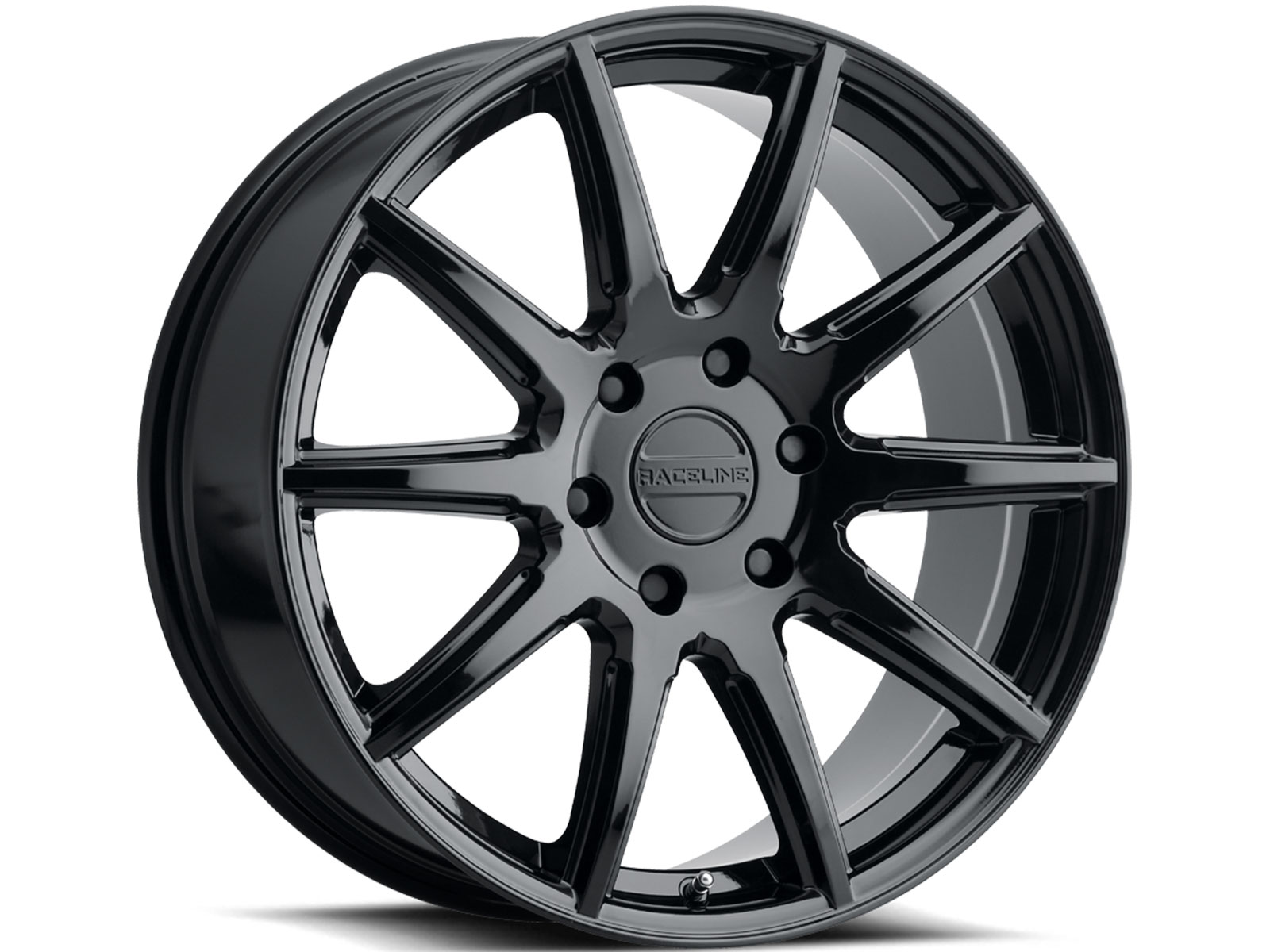 Raceline Gloss Black Spike Wheel 159B28560P15 RealTruck