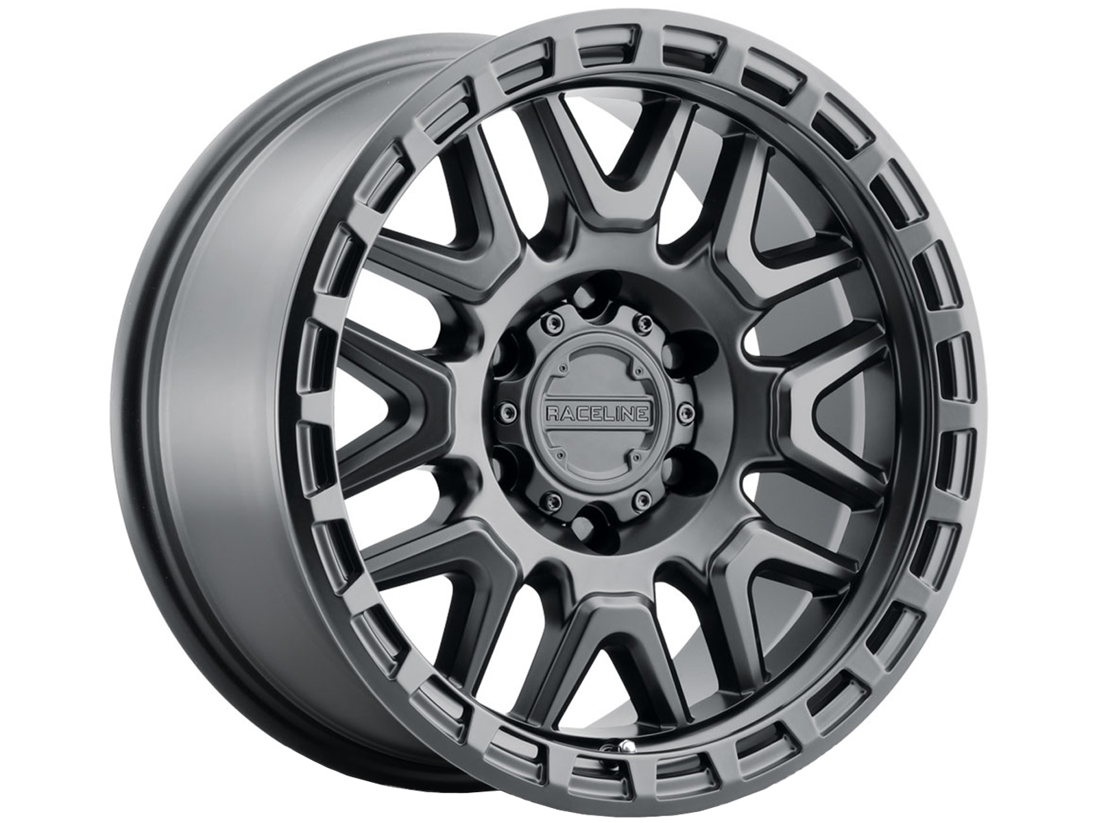 Raceline Matte Black Krank Wheel 953B6806000 RealTruck