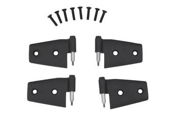 Rampage Black Stainless Steel Door Hinges 87641 01