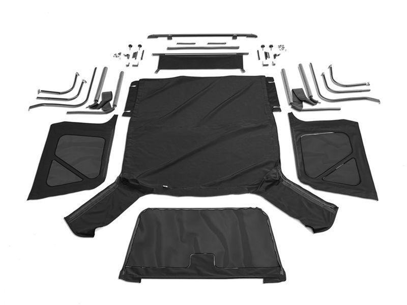 Rampage Factory Replacement Soft Top For Jeep - Fits OEM Frame, Includes Storage Pockets, Original Specs & Colors - View #6