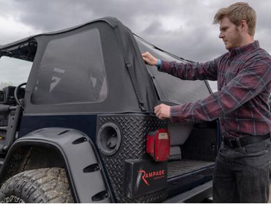 Rampage Frameless Trail Soft Top 106535 | RealTruck