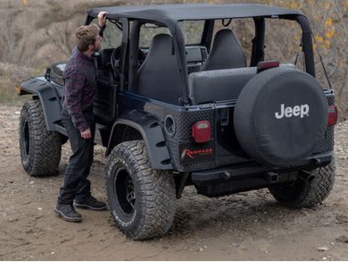 Rampage Frameless Trail Soft Top 106535 | RealTruck