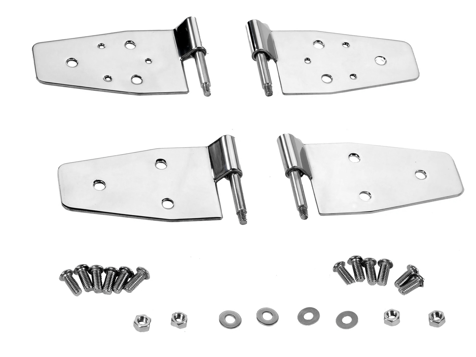 Rampage Replacement Door Handle for Jeep - Polished Stainless Steel - Qty 1  Rampage Vehicle Trim RA87500