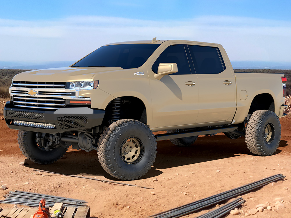 Fits 2019-2022 Chevy Silverado 1500 (RHD-MFC19HBMN)