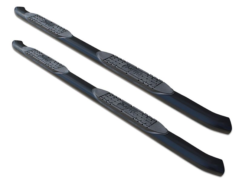 Raptor 4" OE Curved Black Oval Nerf Bars RealTruck