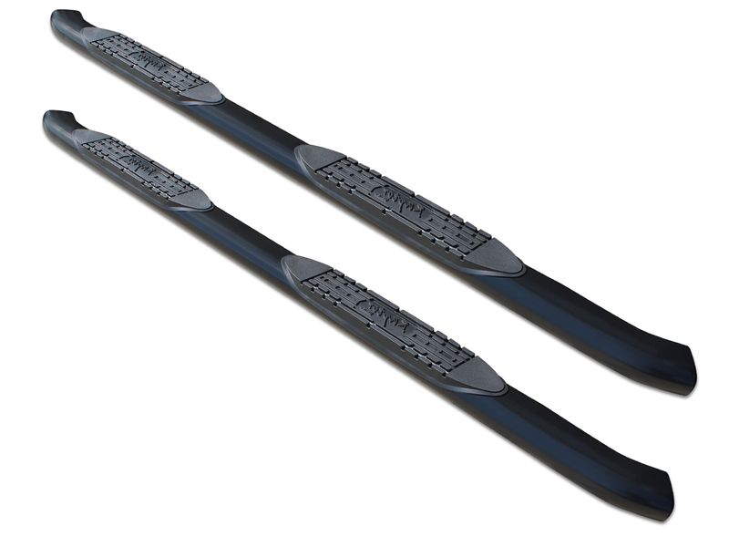 Raptor 4 OE Curved Black Oval Nerf Bars RealTruck