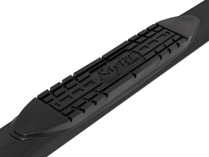 Raptor 4 OE Curved Black Oval Nerf Bars RealTruck