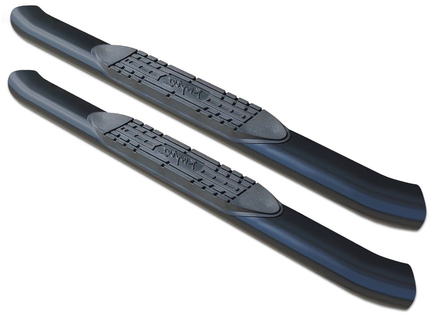 Raptor 5 OE Curved Black Oval Nerf Bars RealTruck