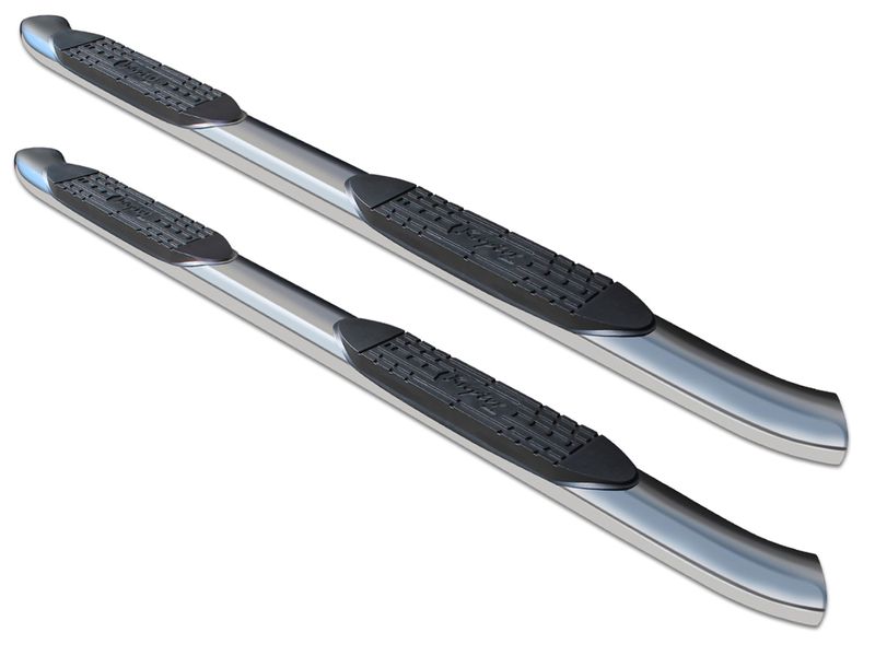 Raptor 5" OE Curved Stainless Oval Nerf Bars RealTruck