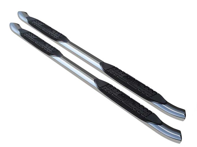 Raptor 4 OE Curved Stainless Oval Nerf Bars RealTruck