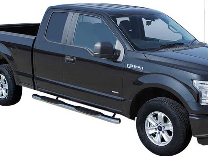 Raptor 4 OE Curved Stainless Oval Nerf Bars RealTruck