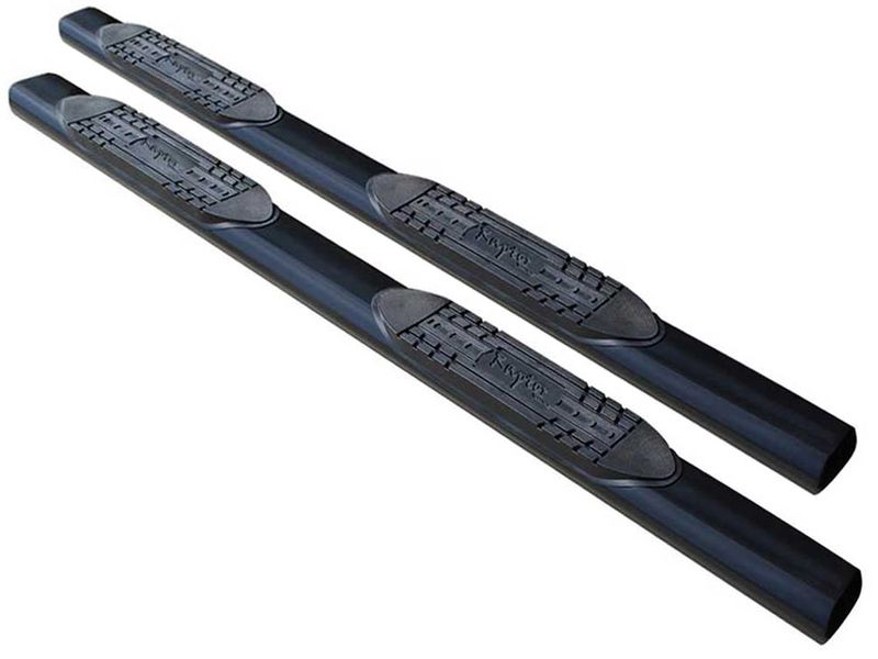 Raptor 6 Black Oval Nerf Bars RealTruck