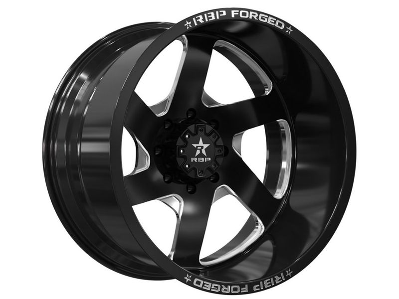 RBP Forged Machined Gloss Black Ranger Wheels | RealTruck
