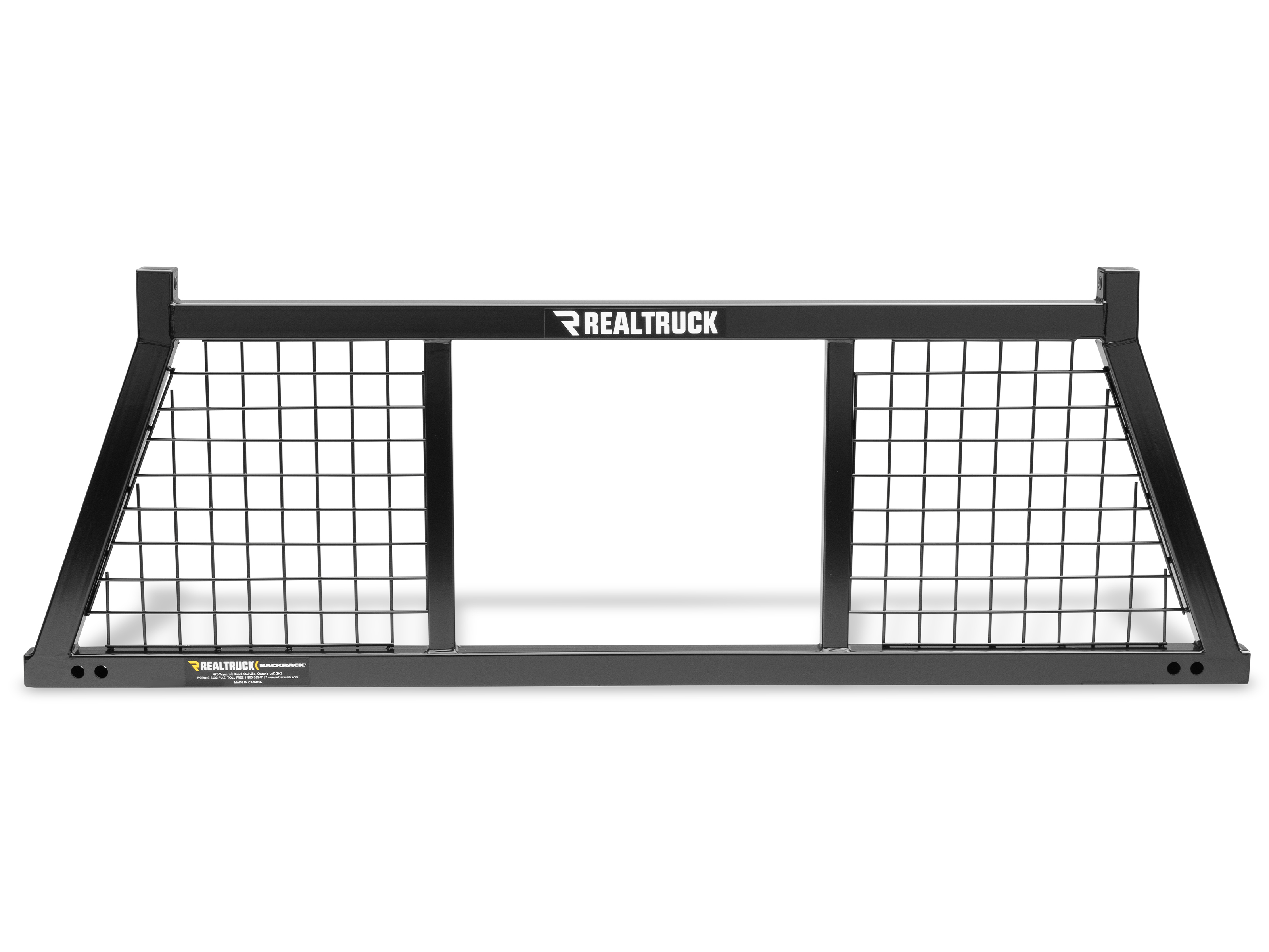 RealTruck Backrack Half Safety Headache Rack 148SM&BKR-30117TB
