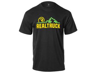 RealTruck Men's Black Front Range T-Shirt