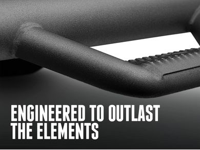 N-Fab Black Cab Length Nerf Bars D0273QC-TX | RealTruck